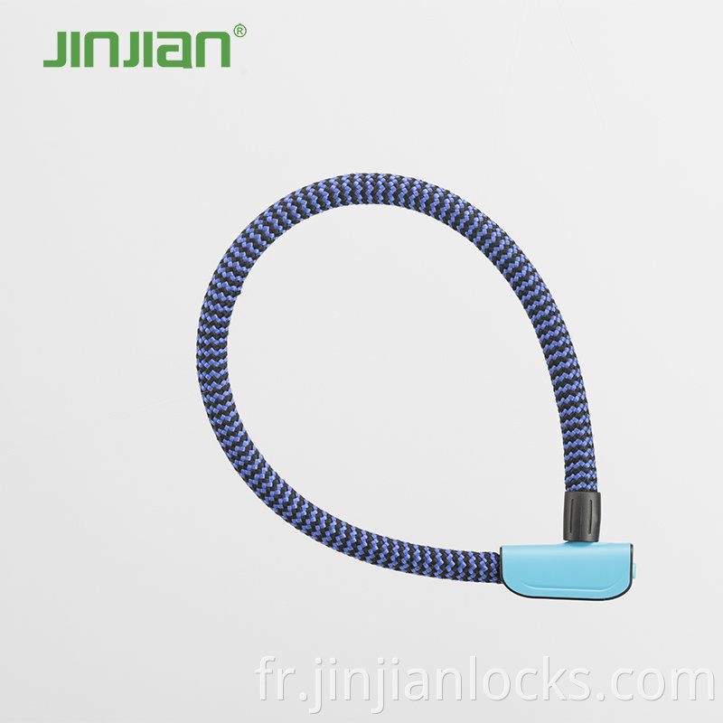 Jinjian Antift Bike ACCESSOIRES ACCESSOIRES CABLE CABLE CALLE CLÉ LOCK CLÉ COUVERT REVOIR DE COLORE